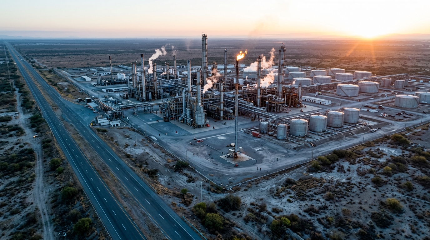 Pemex toca mínimo histórico en crudo y exportaciones; Cadereyta abastece al noreste