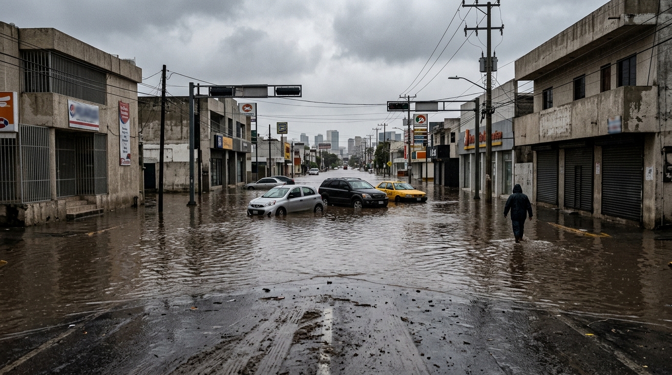 Protección Civil de Nuevo León mantiene monitoreo tras 212 mm de lluvia
